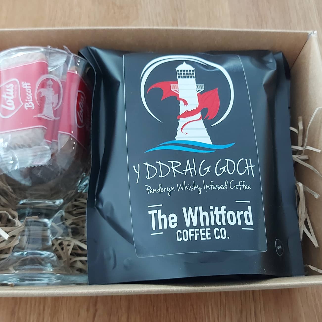 Limited Edition Ddraig Goch Penderyn Whisky Infused Coffee Gift Set