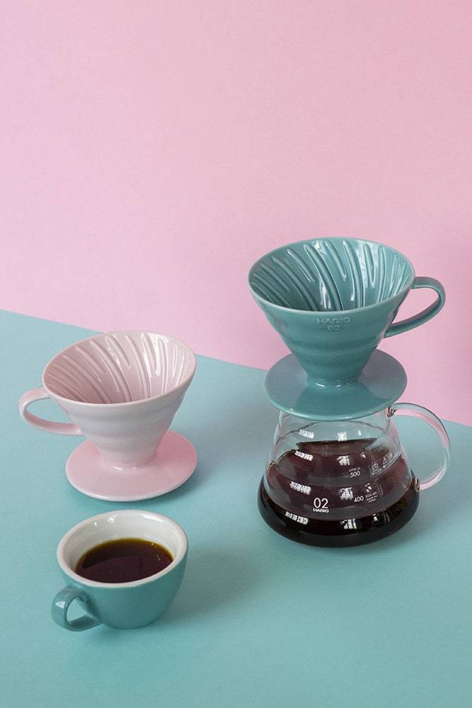 Hario V60 Drip Coffee Pour Over Scale, Matte Pink